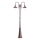 Ideal Lux - Λάμπα εξωτερικού χώρου CIMA 2xE27/52W/230V 216 cm IP43 καφέ
