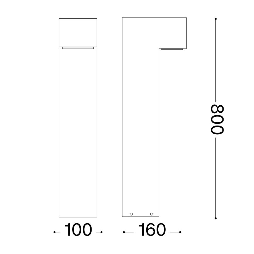 Ideal Lux - Λάμπα εξωτερικού χώρου SIRIO 2xG9/15W/230V IP44 λευκό