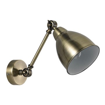 Ideal Lux - Λάμπα τοίχου 1xE27/60W/230V μπρονζέ