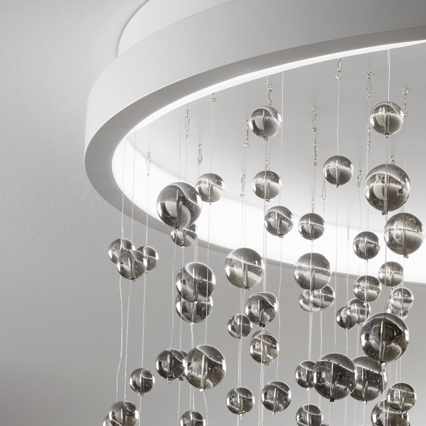 Ideal Lux - Πλαφονιέρα οροφής ντιμαριζόμενη LED ARMONY LED/48W/230V CRI 90 διάμετρος 50 cm λευκό