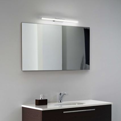 Ideal Lux - Φωτισμός καθρέφτη μπάνιου LED RIFLESSO LED/16W/230V 62 cm CRI 90 IP54 γυαλιστερό χρώμιο