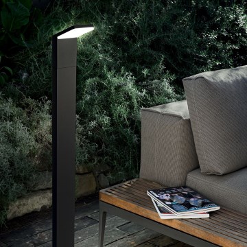 Ideal Lux- Φωτιστικό LED εξωτερικού χώρου STYLE LED/8,5W/230V 4000K 100 cm CRI 90 IP54 μαύρο