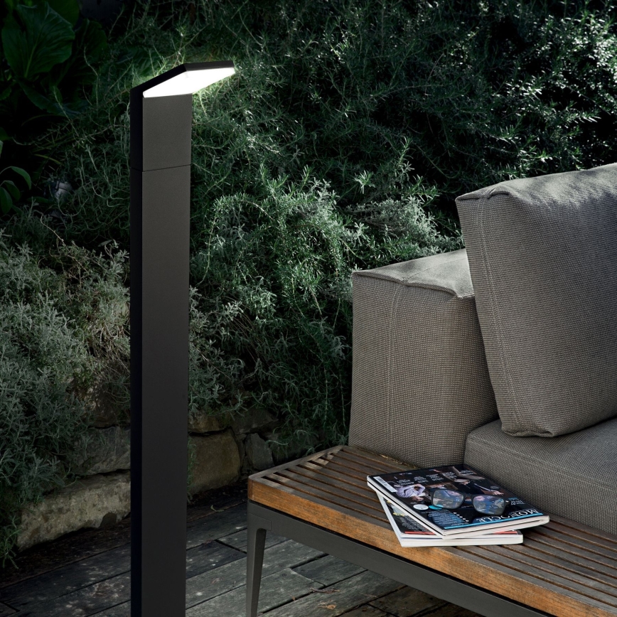 Ideal Lux- Φωτιστικό LED εξωτερικού χώρου STYLE LED/8,5W/230V 4000K 100 cm CRI 90 IP54 μαύρο