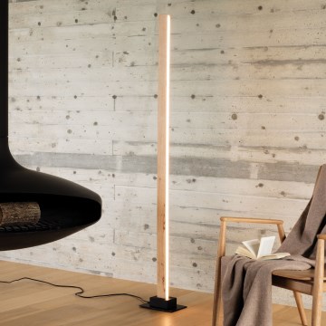 Ideal Lux - Φωτιστικό δαπέδου LED Dimmable CRAFT LED/26W/230V CRI 90 οξιά