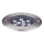 Ideal Lux - Φωτιστικό δρόμου LED FLOOR LED/12W/230V διάμετρος 14 cm CRI 90 IP67 γυαλιστερό χρώμιο