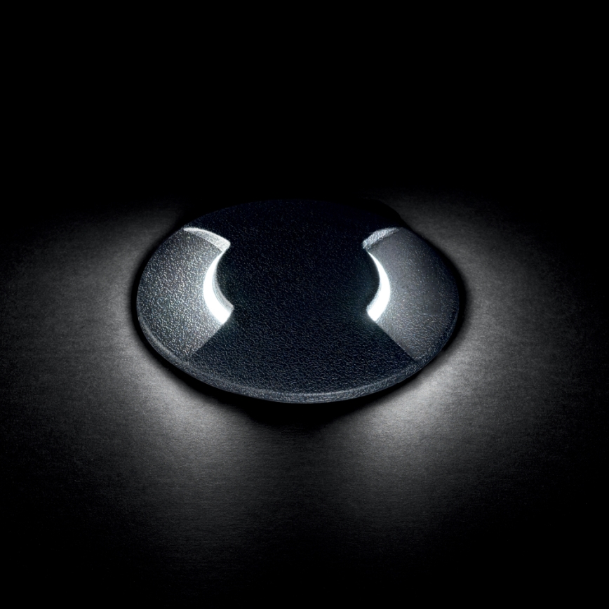 Ideal Lux - Φωτιστικό δρόμου εξωτερικού χώρου LED CECI 1xGU10/4,5W/230V IP67 μαύρο