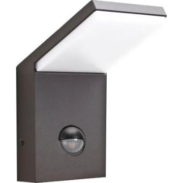 Ideal Lux - Φωτιστικό εξωτερικού χώρου LED με αισθητήρα STYLE LED/9W/230V 4000K CRI 90 IP54 ανθρακί