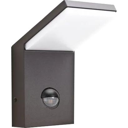 Ideal Lux - Φωτιστικό εξωτερικού χώρου LED με αισθητήρα STYLE LED/9W/230V 4000K CRI 90 IP54 ανθρακί