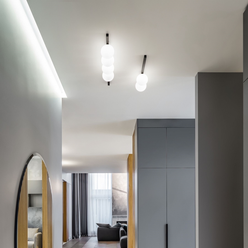 Ideal Lux - Φωτιστικό οροφής LED BINOMIO 4xG9/3W/230V μαύρο