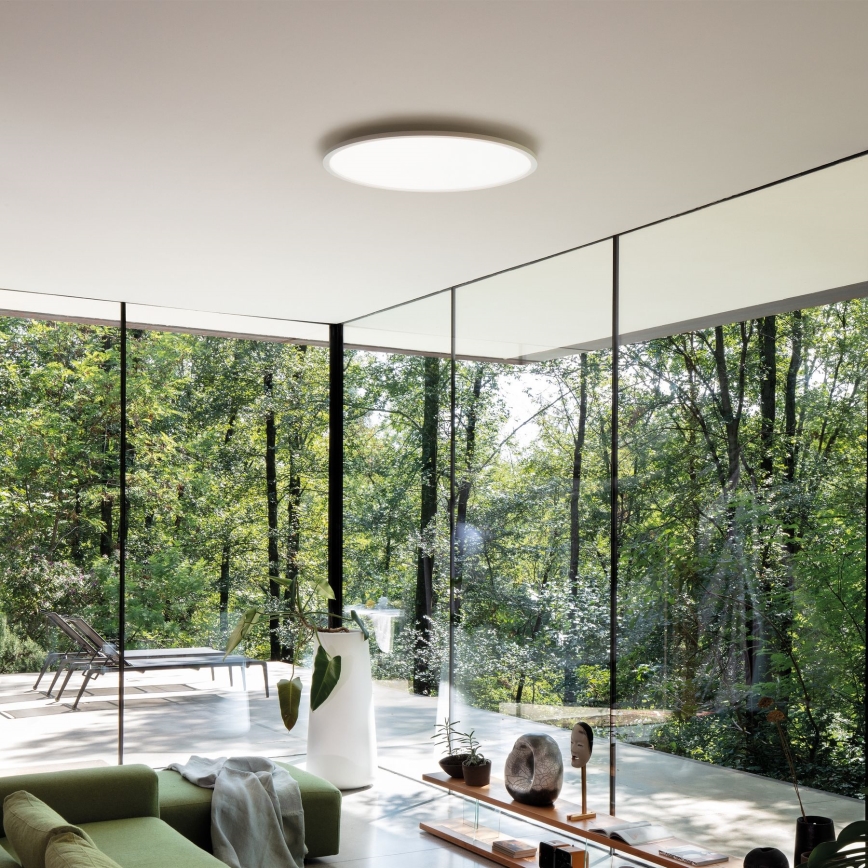 Ideal Lux - Φωτιστικό οροφής LED FLY LED/26W/230V 2700K διάμετρος 45 cm CRI 90 IP40 λευκό