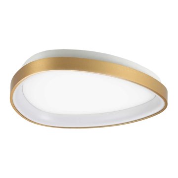 Ideal Lux - Φωτιστικό οροφής LED GEMINI LED/23W/230V διάμετρος 42,5 cm CRI 90 χρυσό