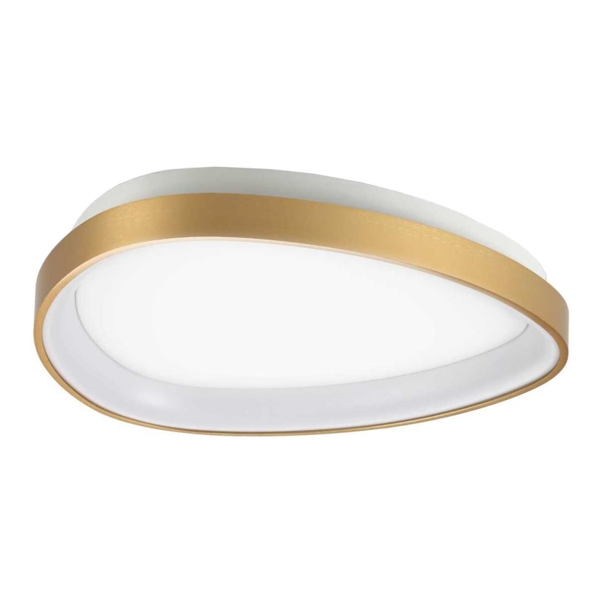 Ideal Lux - Φωτιστικό οροφής LED GEMINI LED/23W/230V διάμετρος 42,5 cm CRI 90 χρυσό