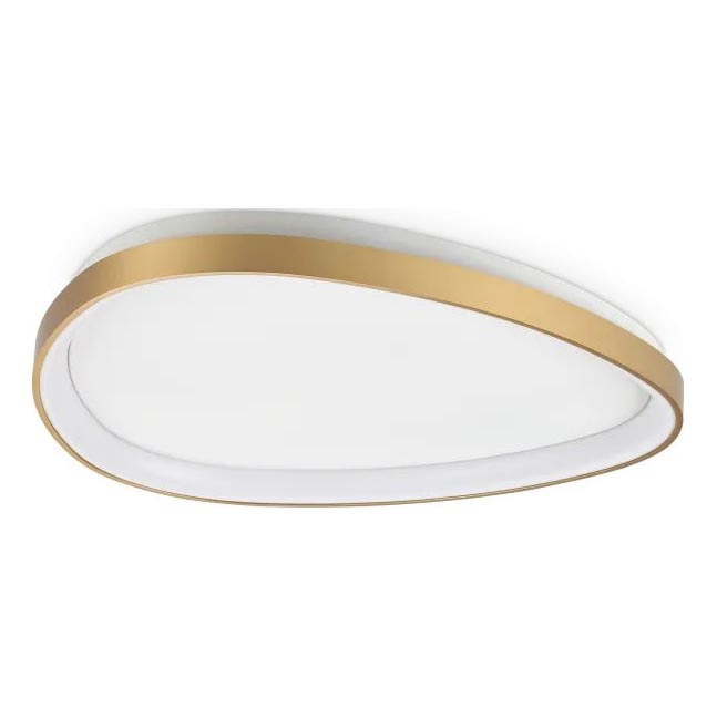 Ideal Lux - Φωτιστικό οροφής LED GEMINI LED/30W/230V διάμετρος 61 cm CRI 90 χρυσό