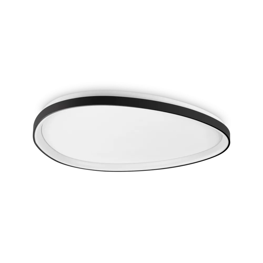 Ideal Lux - Φωτιστικό οροφής LED GEMINI LED/42W/230V διάμετρος 81 cm CRI 90 μαύρο