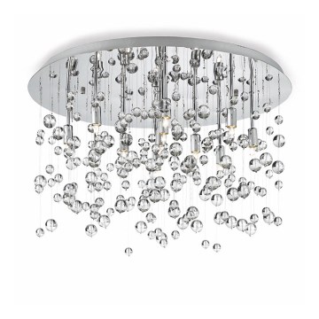 Ideal Lux - Φωτιστικό οροφής LED NEVE 8xG9/3W/230V διάμετρος 40,5 cm γυαλιστερό χρώμιο