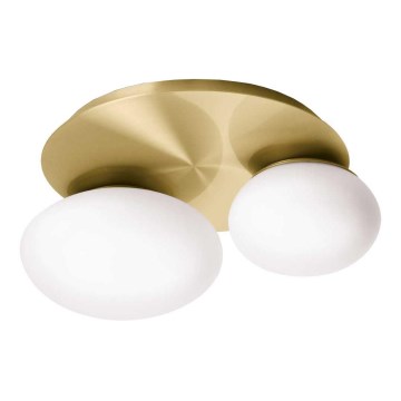 Ideal Lux - Φωτιστικό οροφής LED NINFEA 2xGX53/9W/230V χρυσό