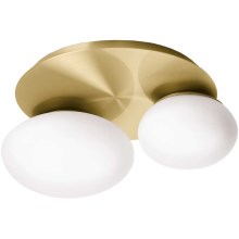 Ideal Lux - Φωτιστικό οροφής LED NINFEA 2xLED/9W/230V χρυσαφί