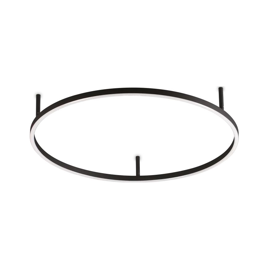 Ideal Lux - Φωτιστικό οροφής LED ORACLE SLIM LED/37W/230V 4000K διάμετρος 70 cm μαύρο