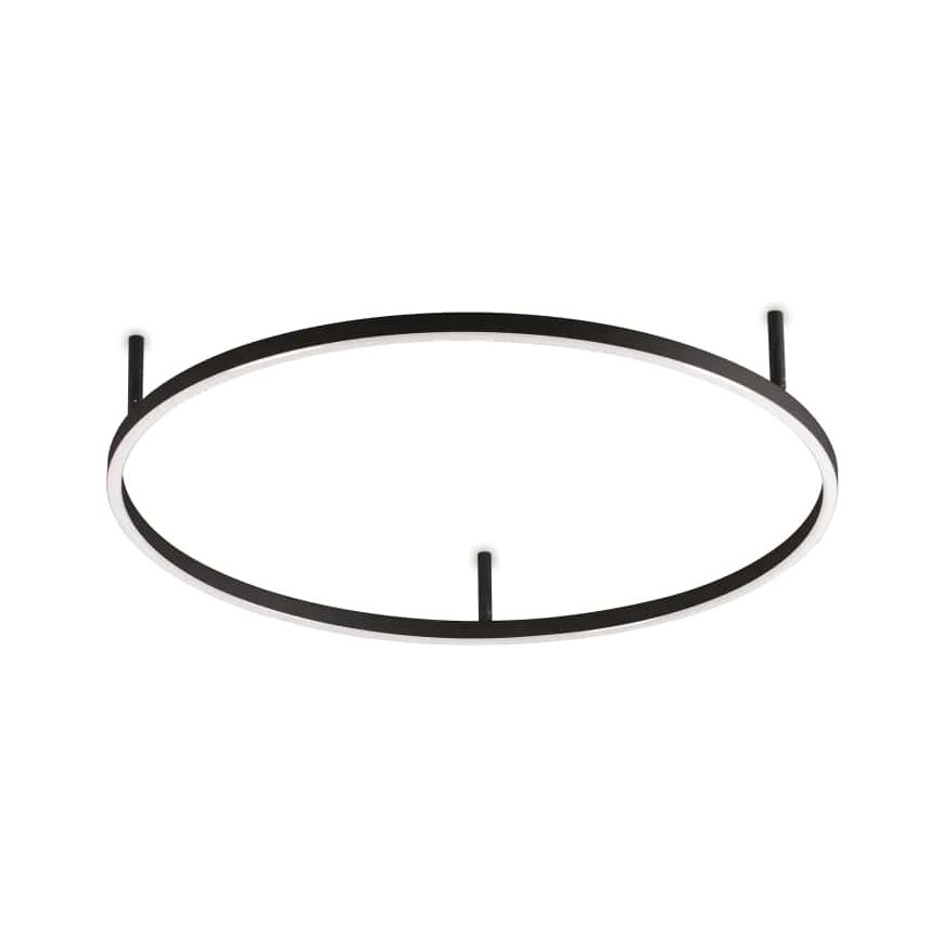 Ideal Lux - Φωτιστικό οροφής LED ORACLE SLIM LED/38W/230V 3000K διάμετρος 70 cm μαύρο