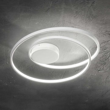 Ideal Lux - Φωτιστικό οροφής LED OZ LED/47W/230V διάμετρος 60 cm CRI 90 λευκό