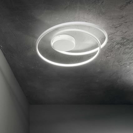 Ideal Lux - Φωτιστικό οροφής LED OZ LED/47W/230V διάμετρος 60 cm CRI 90 λευκό