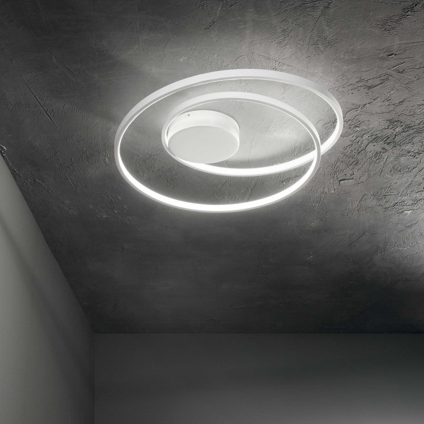 Ideal Lux - Φωτιστικό οροφής LED OZ LED/47W/230V διάμετρος 60 cm CRI 90 λευκό