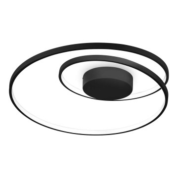 Ideal Lux - Φωτιστικό οροφής LED OZ LED/47W/230V διάμετρος 60 cm CRI 90 μαύρο