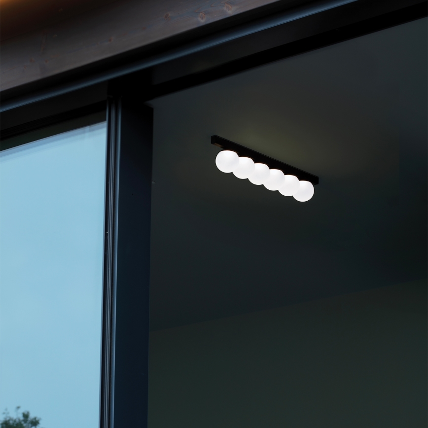 Ideal Lux - Φωτιστικό οροφής LED PING PONG 6xLED/3W/230V CRI 90 μαύρο
