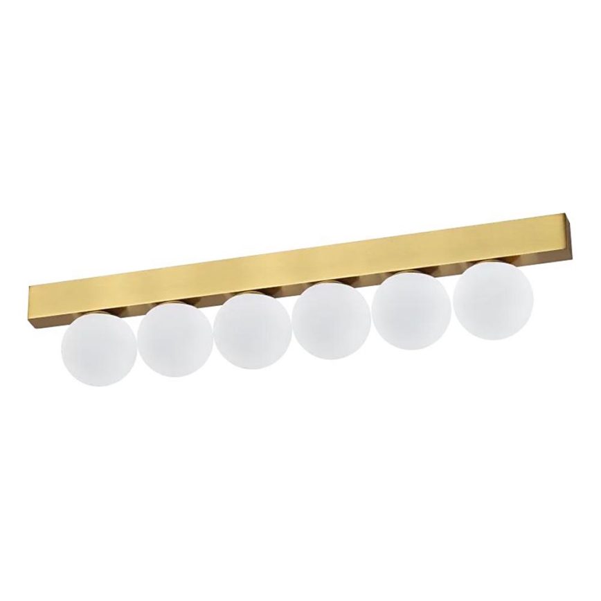 Ideal Lux - Φωτιστικό οροφής LED PING PONG 6xLED/3W/230V CRI 90 ορείχαλκος