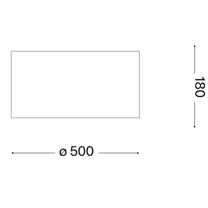 Ideal Lux - Φωτιστικό οροφής WOODY 4xE27/60W/230V διάμετρος 50 cm μπεζ