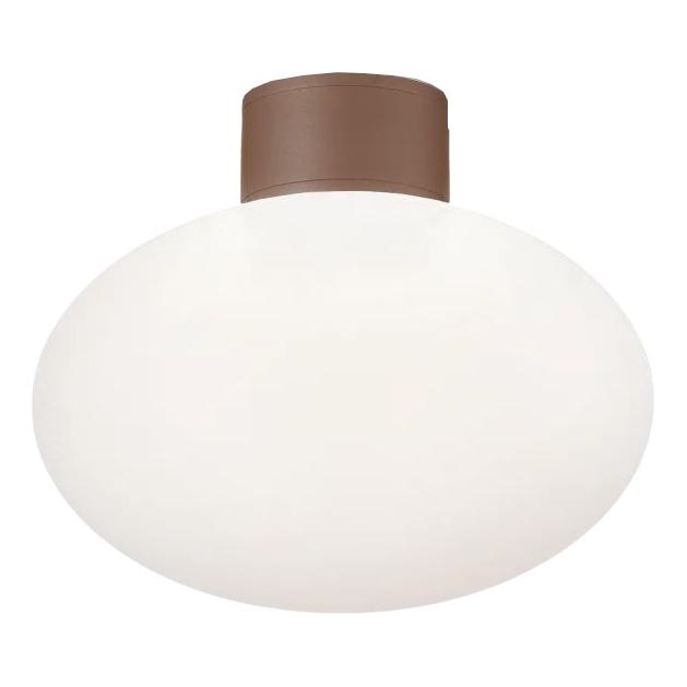 Ideal Lux - Φωτιστικό οροφής εξωτερικού χώρου CLIO 1xE27/42W/230V IP44 καφέ