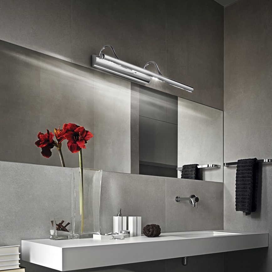 Ideal Lux - Φωτιστικό πίνακα MIRROR 4xG9/28W/230V γυαλιστερό χρώμιο