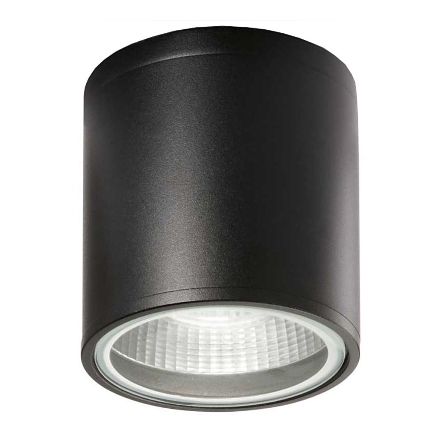 Ideal Lux - Φωτιστικό σποτ μπάνιου GUN 1xGU10/28W/230V IP44 μαύρο