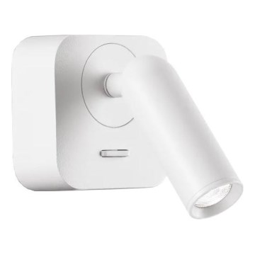 Ideal Lux - Φωτιστικό σποτ τοίχου LED BEAN LED/3W/230V CRI 90 λευκό
