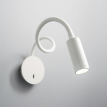 Ideal Lux - Φωτιστικό σποτ τοίχου LED FOCUS LED/3,5W/230V CRI 90 λευκό
