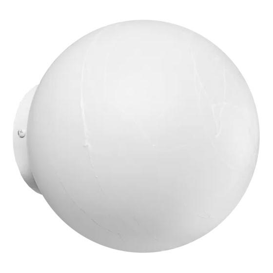 Ideal Lux - Φωτιστικό τοίχου CARTA 1xE27/25W/230V διάμετρος 20 cm λευκό