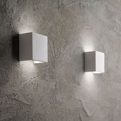 Ideal Lux - Φωτιστικό τοίχου FLASH GESSO 1xG9/40W/230V λευκό