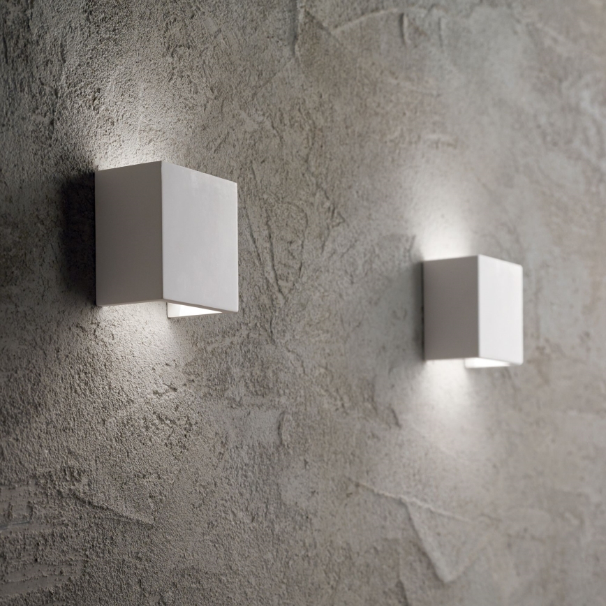 Ideal Lux - Φωτιστικό τοίχου FLASH GESSO 1xG9/40W/230V λευκό