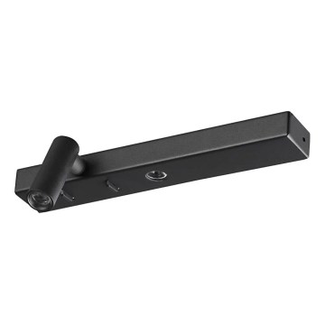 Ideal Lux - Φωτιστικό τοίχου LED BONNE LED/6,5W/230V CRI 90 μαύρο