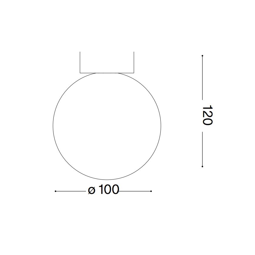 Ideal Lux - Φωτιστικό τοίχου LED CARTA 1xG9/3W/230V διάμετρος 10 cm λευκό
