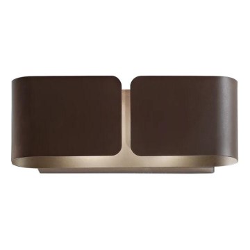 Ideal Lux - Φωτιστικό τοίχου LED CLIP 2xG9/3W/230V καφέ