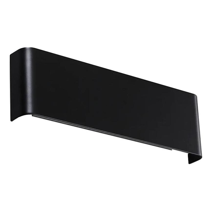 Ideal Lux - Φωτιστικό τοίχου LED DELTA LED/10W/230V 4000K 30 cm CRI 90 μαύρο