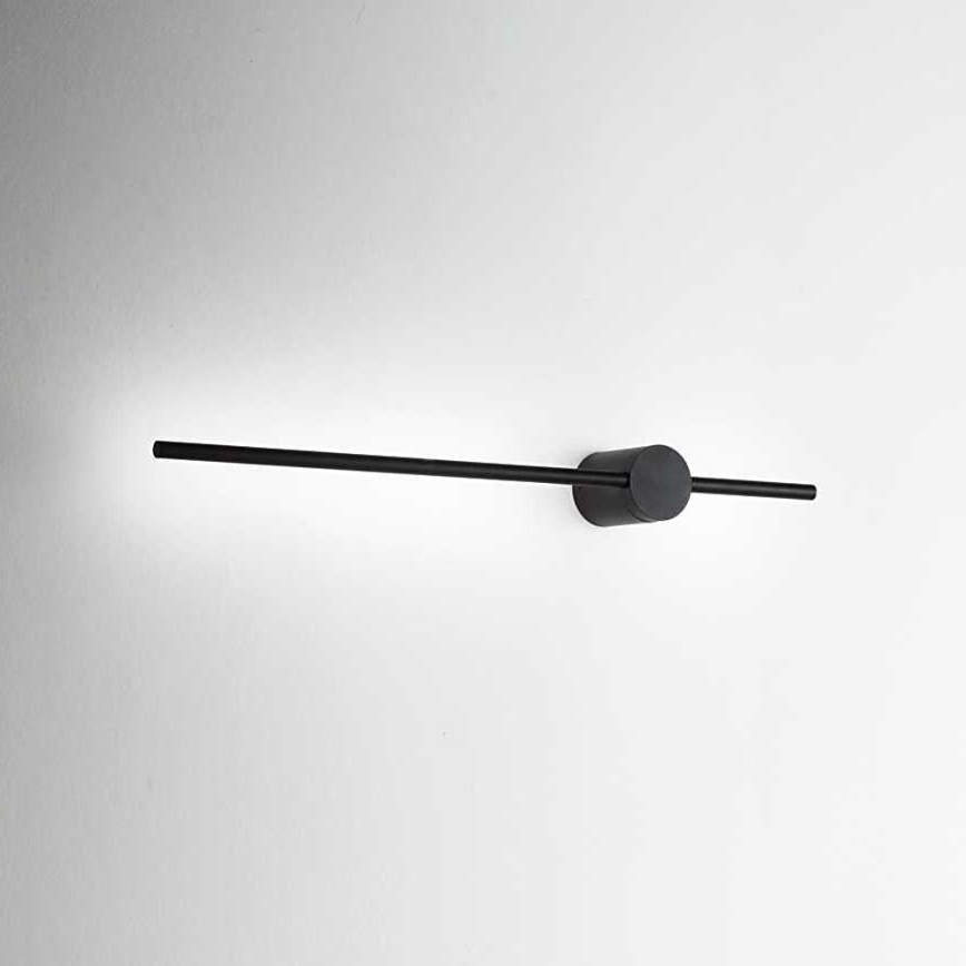 Ideal Lux - Φωτιστικό τοίχου LED ESSENCE LED/12W/230V 3000K 70 cm CRI 90 μαύρο