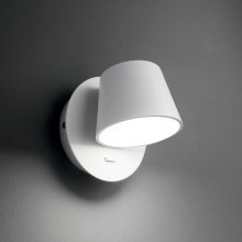 Ideal Lux - Φωτιστικό τοίχου LED GIM LED/6W/230V λευκό