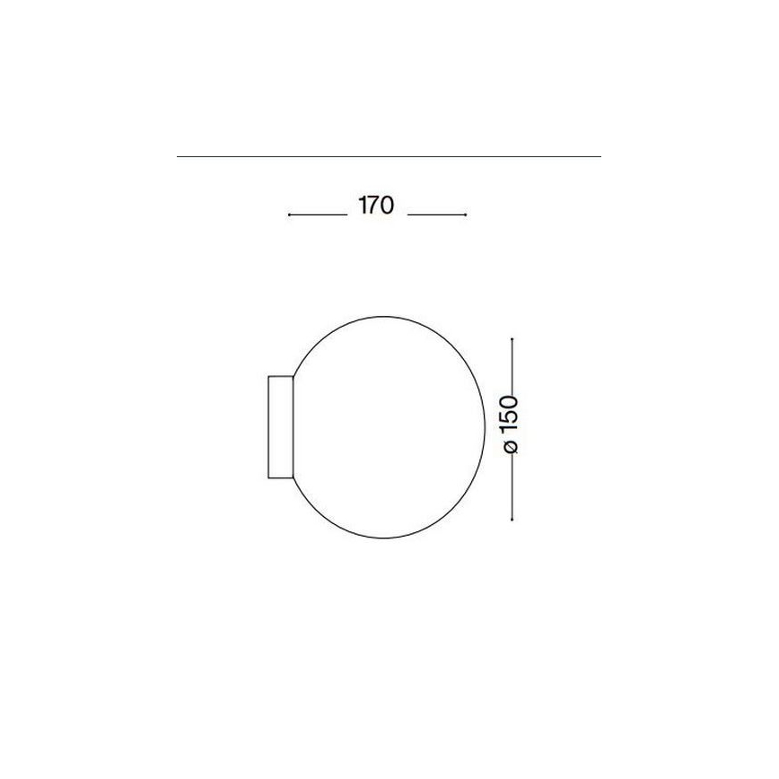 Ideal Lux - Φωτιστικό τοίχου LED MAPA 1xG9/15W/230V