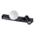 Ideal Lux - Φωτιστικό τοίχου LED PING PONG 2xLED/3W/230V CRI 90 μαύρο