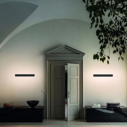 Ideal Lux - Φωτιστικό τοίχου LED ZIG ZAG LED/30W/230V 75 cm CRI 90 μαύρο