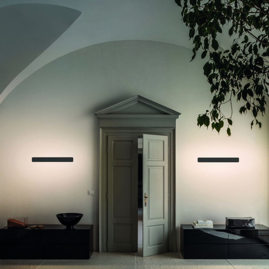 Ideal Lux - Φωτιστικό τοίχου LED ZIG ZAG LED/30W/230V 75 cm CRI 90 μαύρο