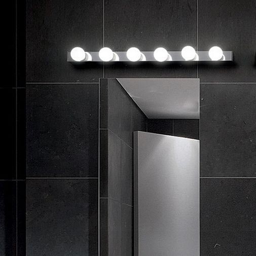 Ideal Lux - Φωτιστικό τοίχου PRIVE 6xE14/40W/230V γυαλιστερό χρώμιο
