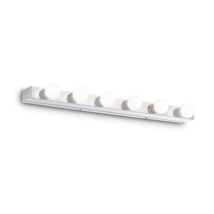 Ideal Lux - Φωτιστικό τοίχου PRIVE 6xE14/40W/230V γυαλιστερό χρώμιο